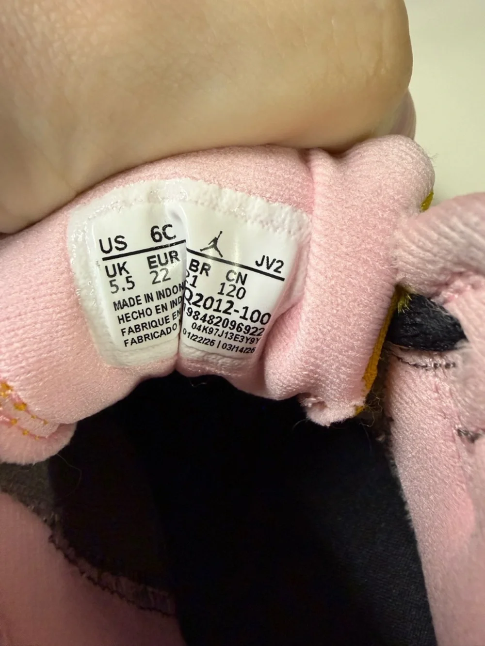 Nike‎ Air Jordan 1 Mid Toddler Size 6C Sneakers Kids Shoes